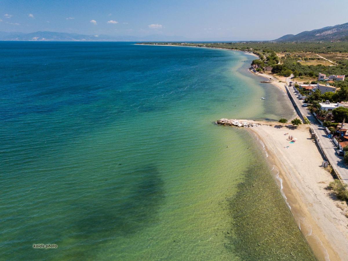 Villa 4 You Iliopetra Skala Sotiros Eksteriør bilde