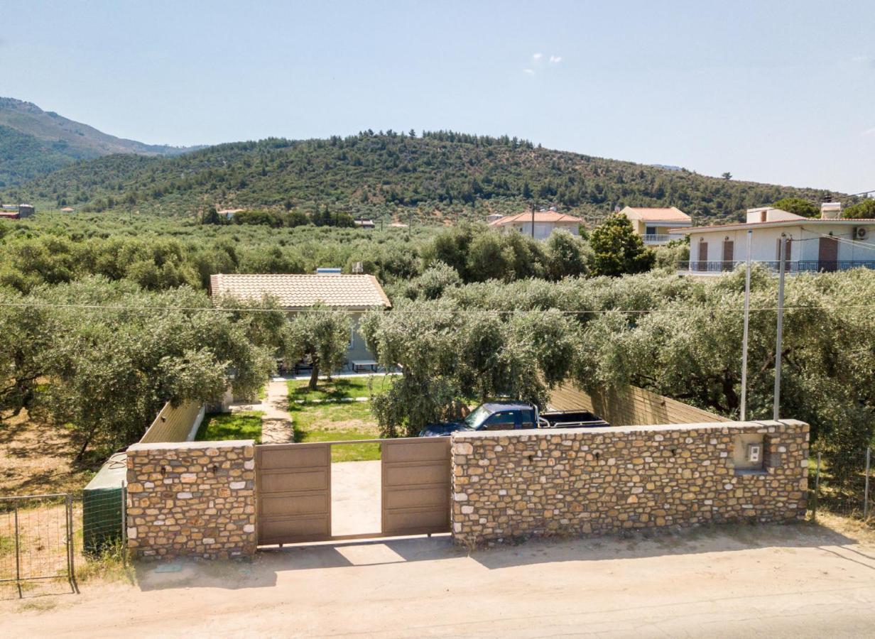 Villa 4 You Iliopetra Skala Sotiros Eksteriør bilde