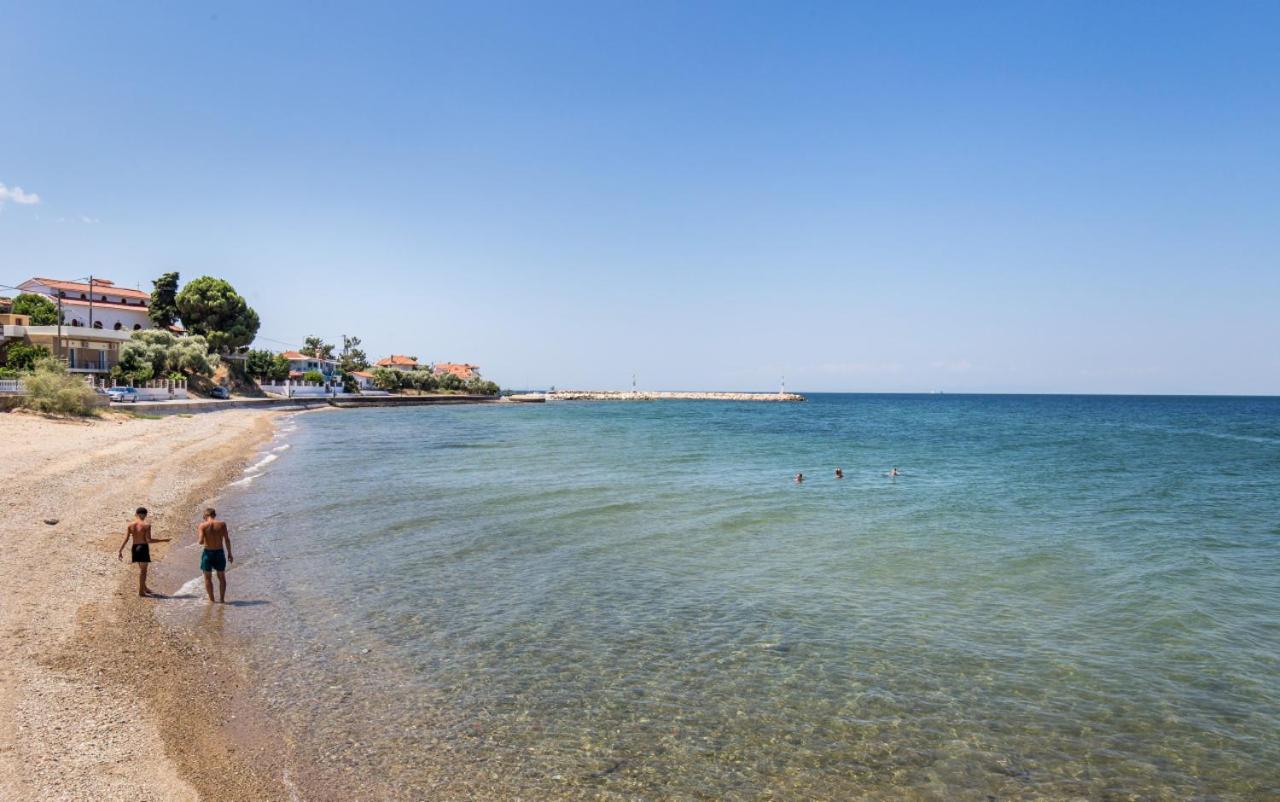 Villa 4 You Iliopetra Skala Sotiros Eksteriør bilde